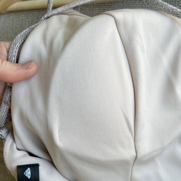 Size 7 Crystal Doll A-Line Sparkle Gown *with pockets!* - Picture 7 of 7